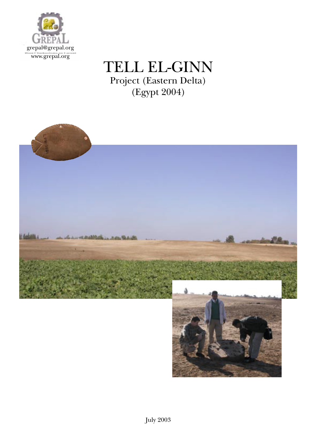 TELL EL-GINN Project (Eastern Delta) (Egypt 2004)