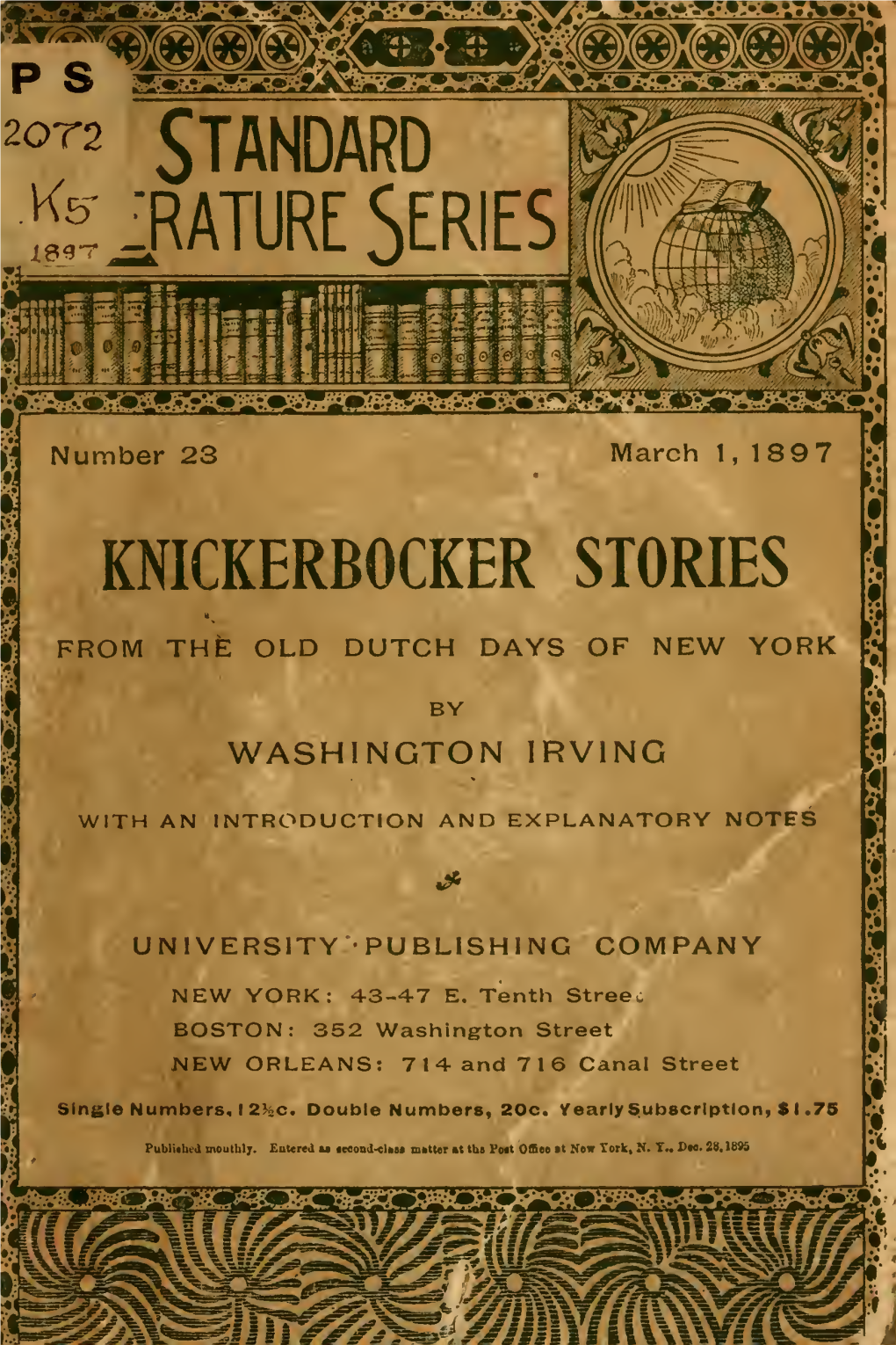 Knickerbocker Stories from the Old Dutch Days of New York