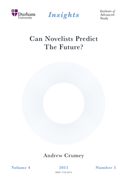 Can Novelists Predict the Future?