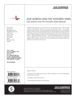 Julie Doiron and the Wooden Stars Julie Doiron and the Wooden Stars (Reissue)