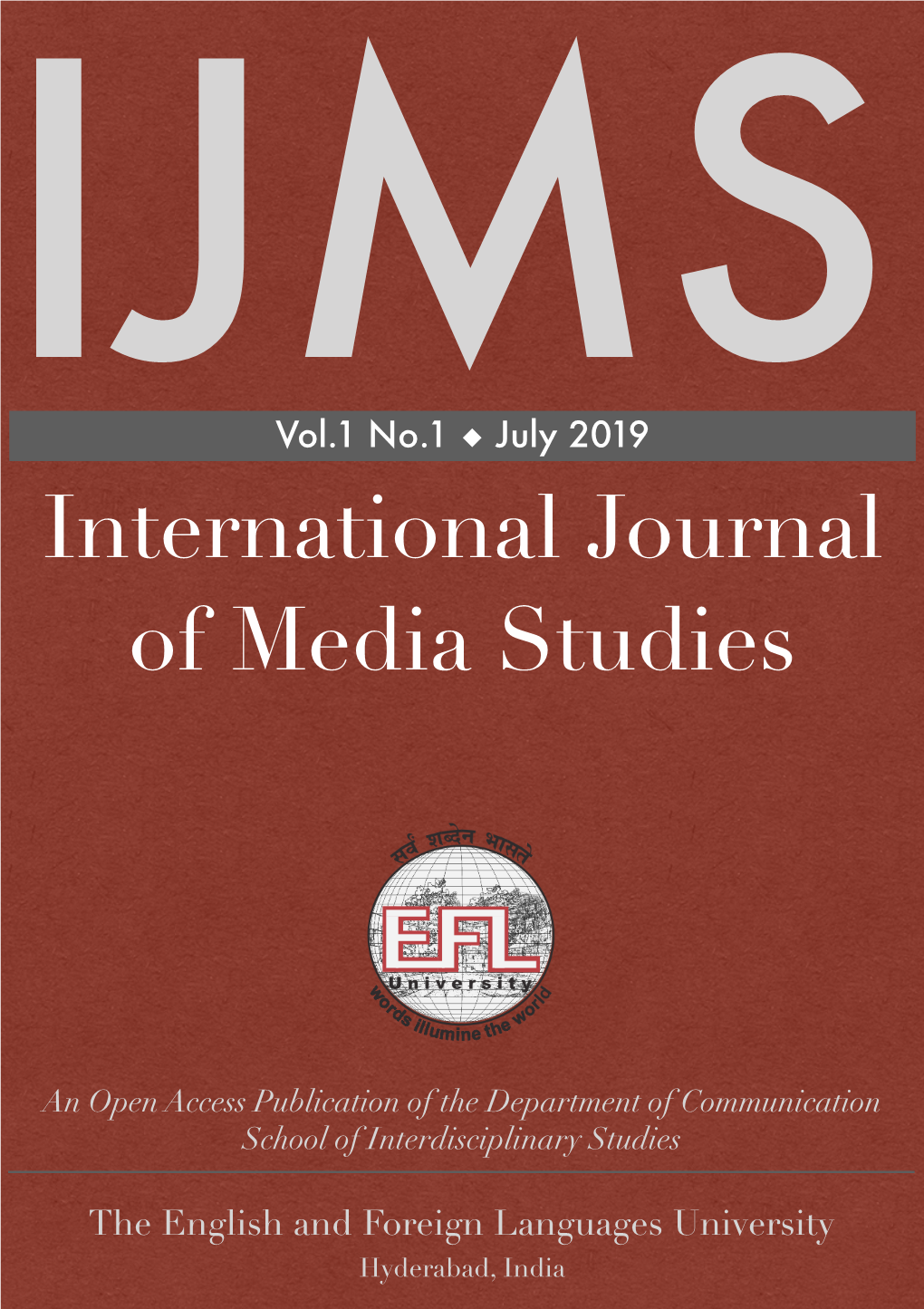 International Journal of Media Studies