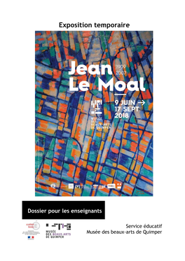 Dossier De L'enseignant Sur L'exposition Jean Le Moal