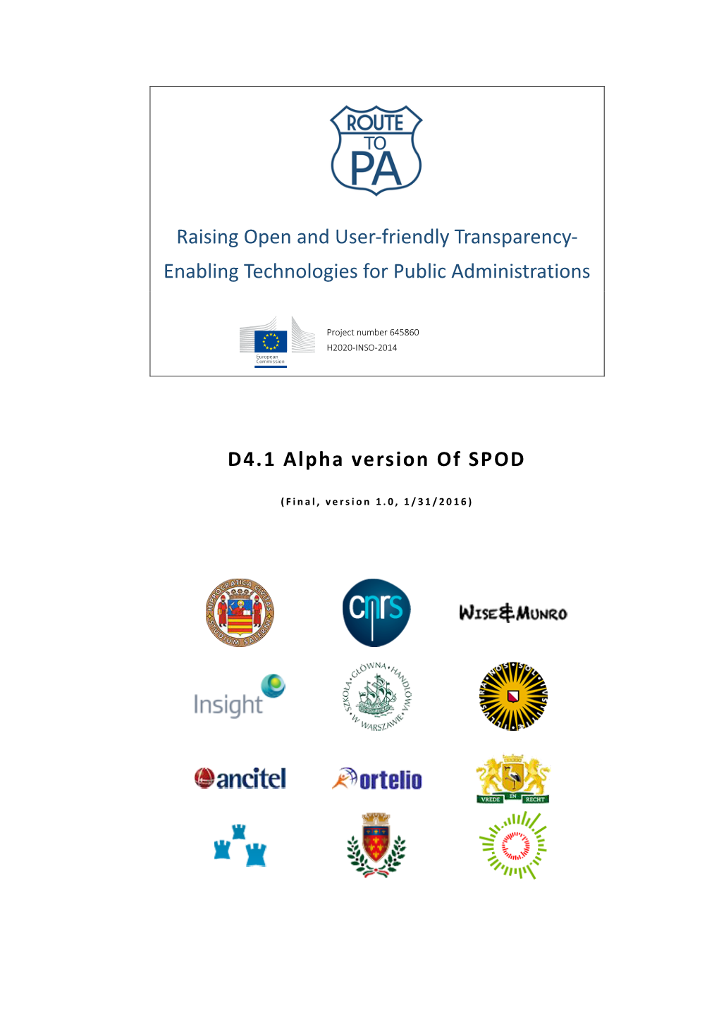 Raising Open and User-Friendly Transparency- Enabling Technologies for Public Administrations