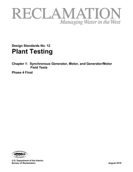 Plant Testing