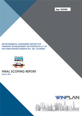 FINAL SCOPING REPORT March 2021
