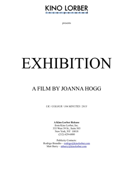 A Film by Joanna Hogg