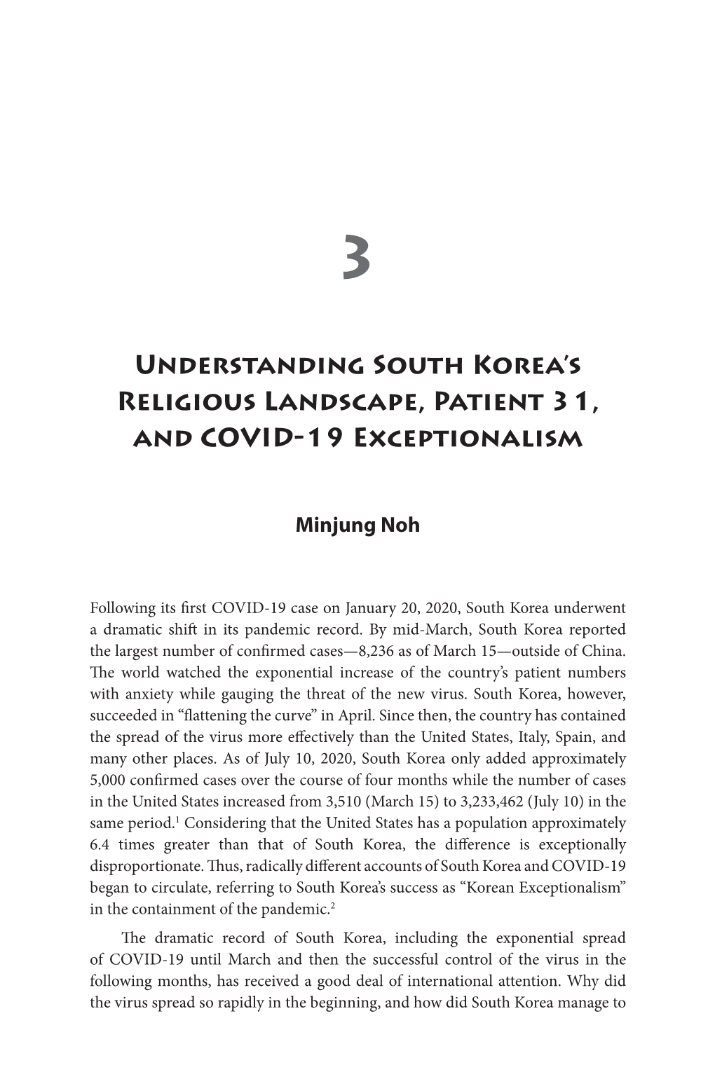 Understanding South Korea's Religious Landscape, Patient 31
