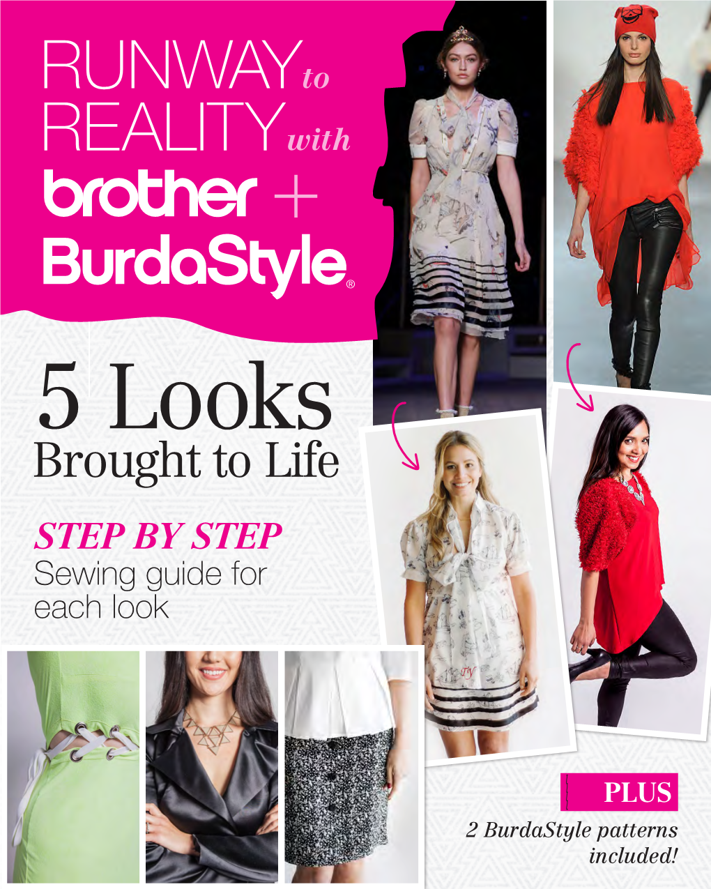 Burdastyle and Brother Runway to Reality Look Book