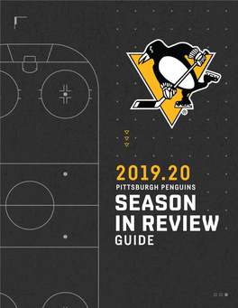 PITTSBURGH PENGUINS SEASON in REVIEW GUIDE [This Page Was Left Blank Intentionally.] Pittsburghpenguins.Com