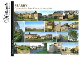 FEARBY Conservation Area Character Appraisal