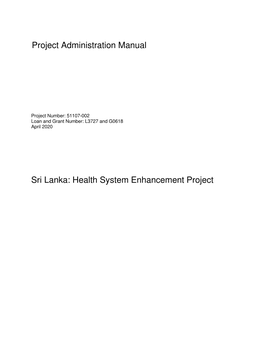 Sri Lanka: Health System Enhancement Project ABBREVIATIONS