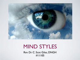 Eye-Roll and Mind Styles.Key