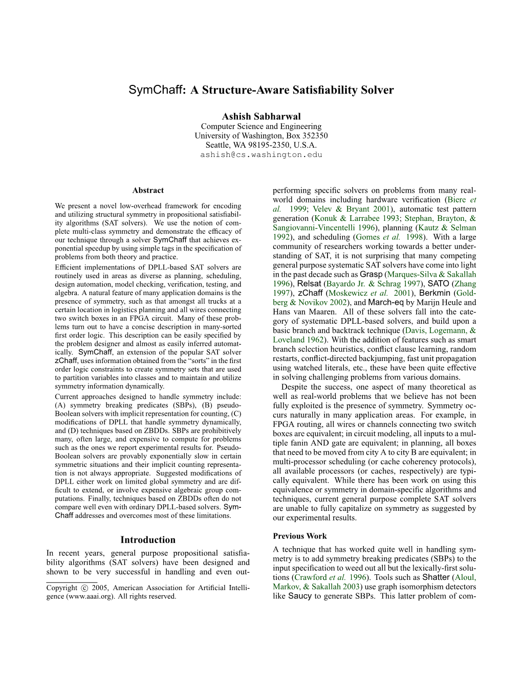 A Structure-Aware Satisfiability Solver