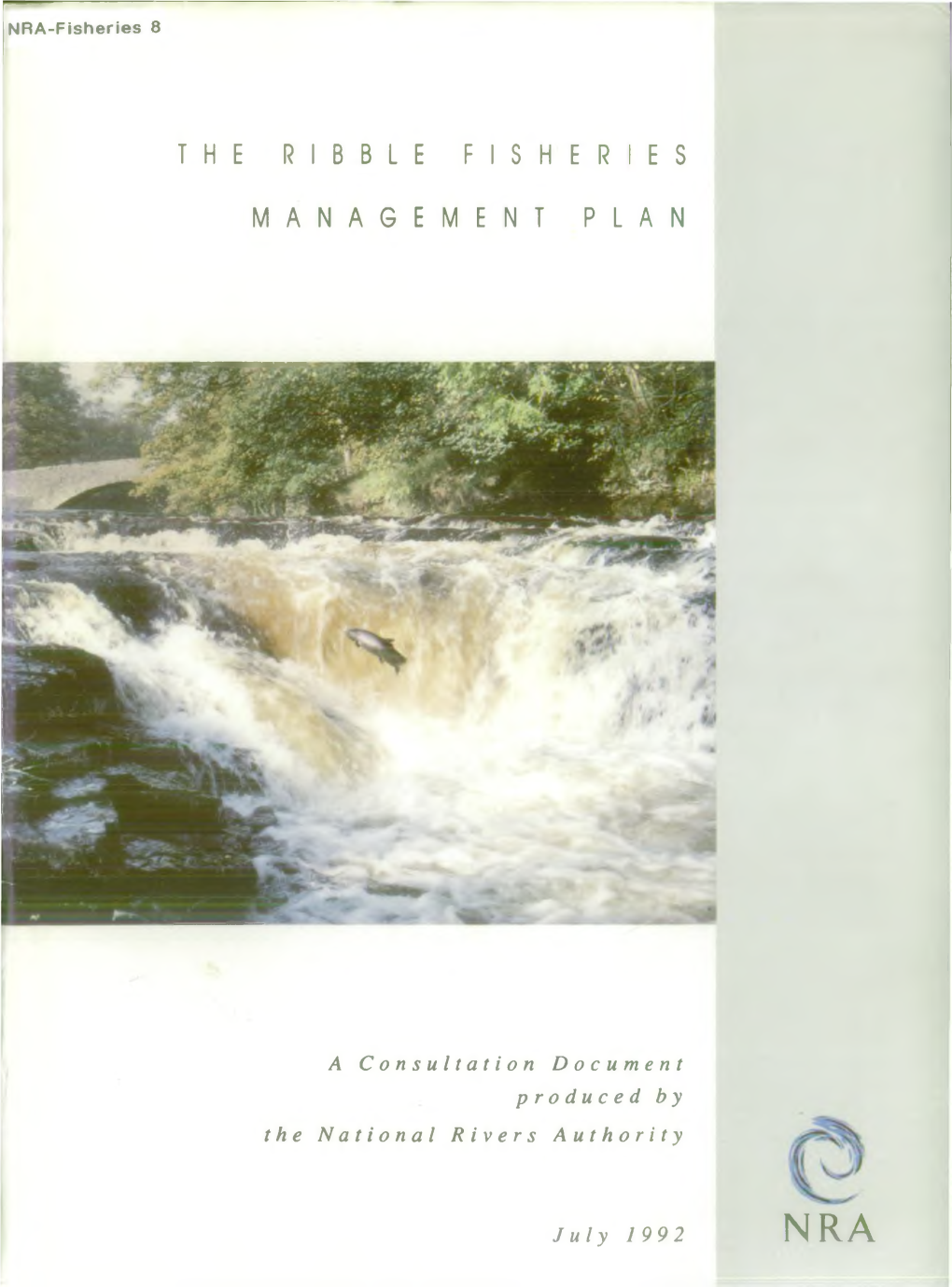The Ribble Fisheries Management Plan