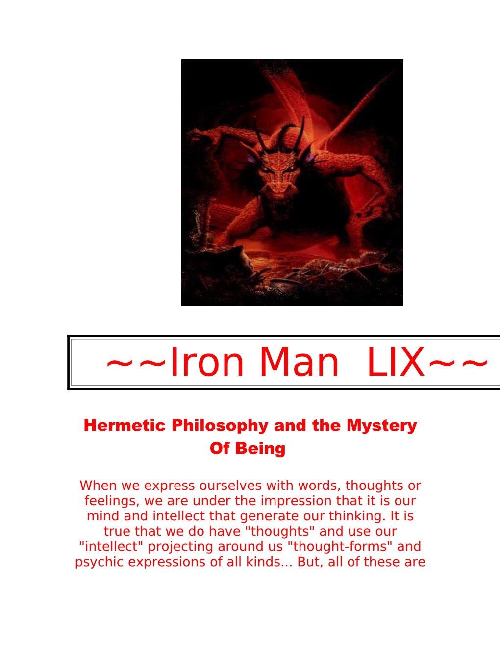 Iron Man LIX