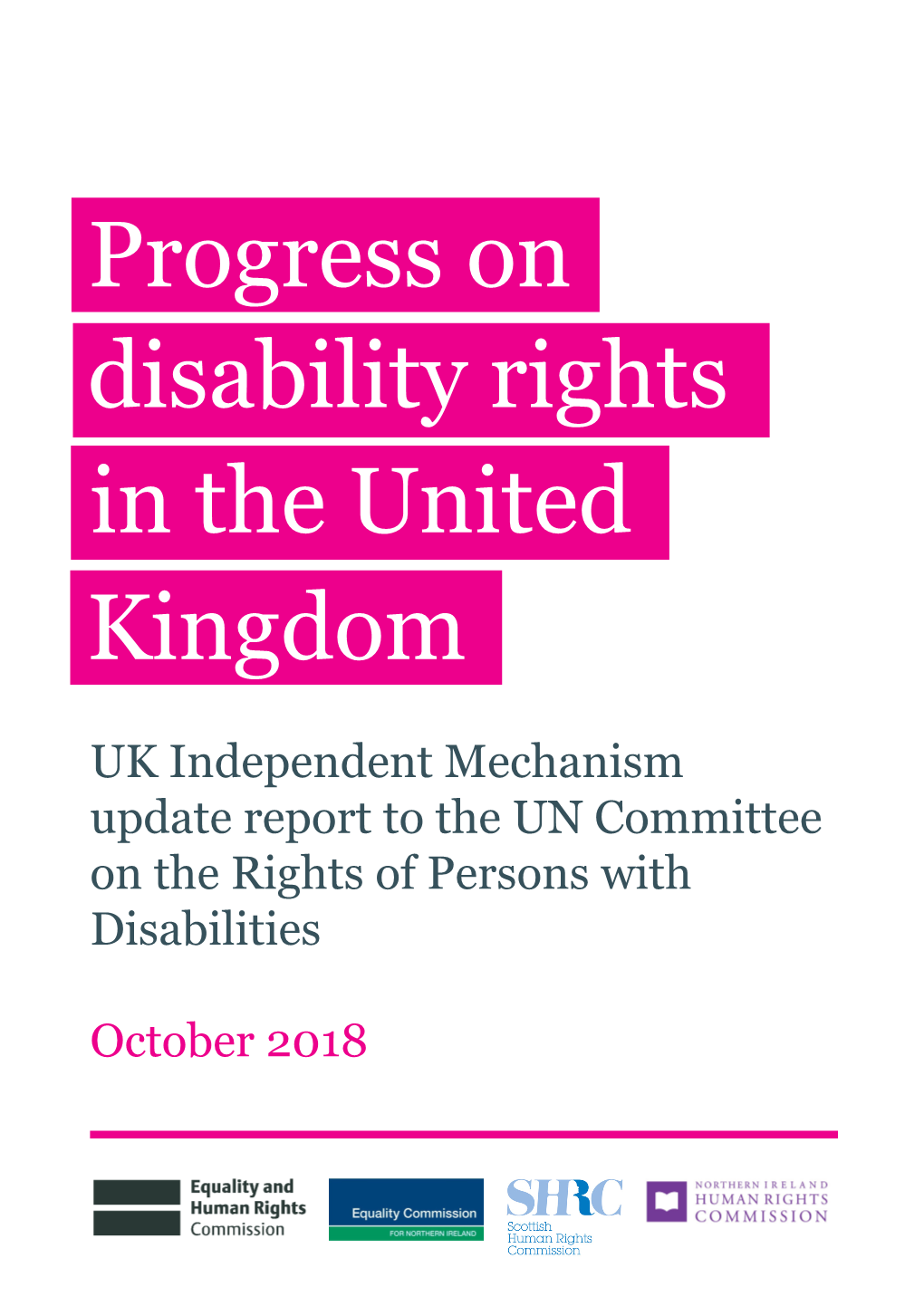 Progress on Disability Rights in the United Kingdom