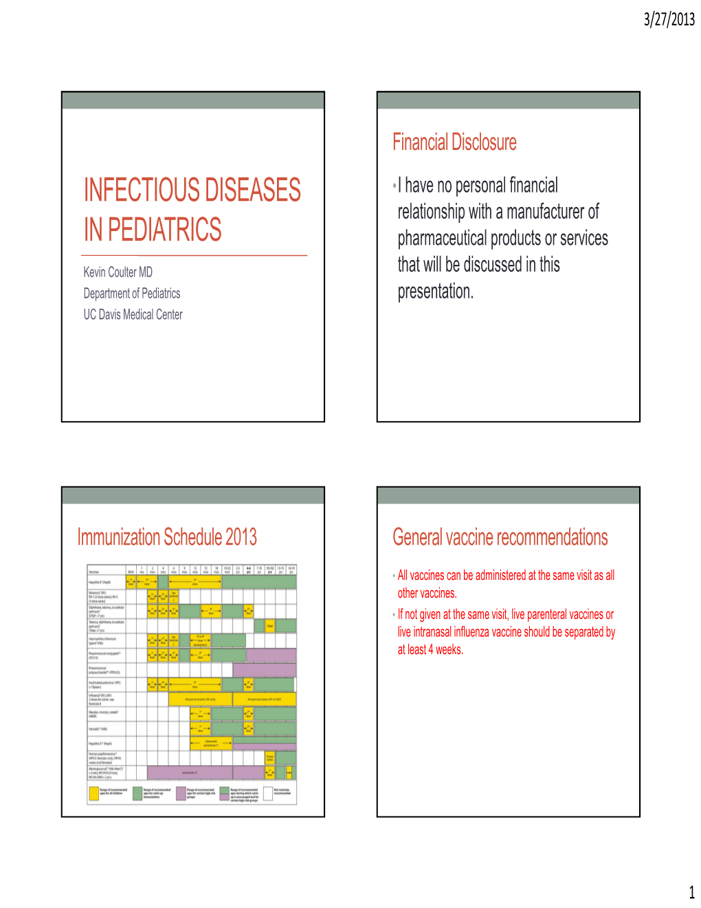 Infectious Diseases in Children