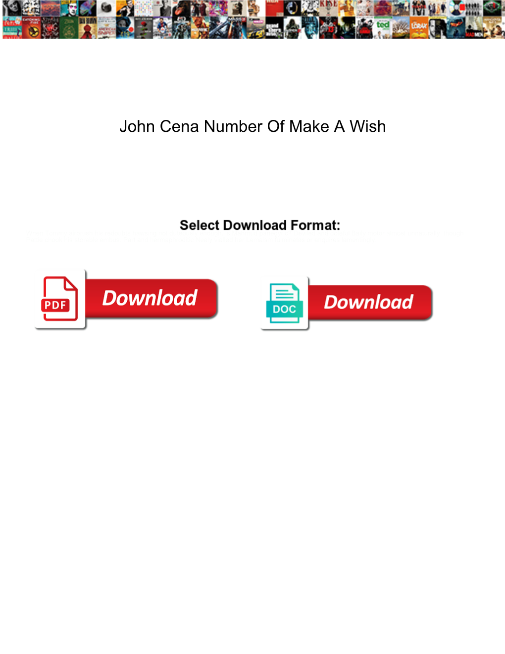 John Cena Number of Make a Wish