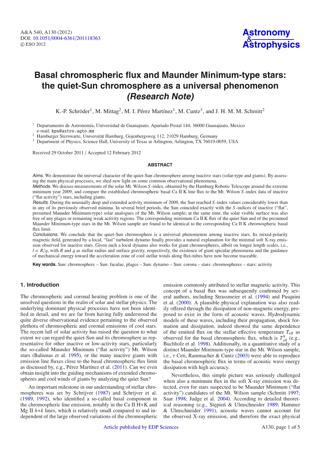 Basal Chromospheric Flux and Maunder Minimum-Type Stars: The