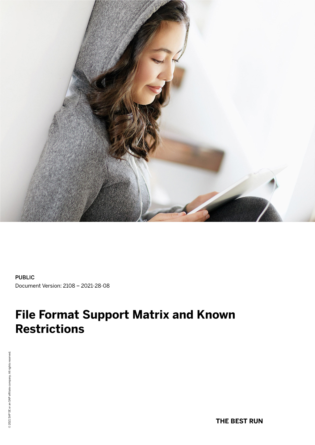 File Format Support Matrix and Known Restrictions ( PDF)