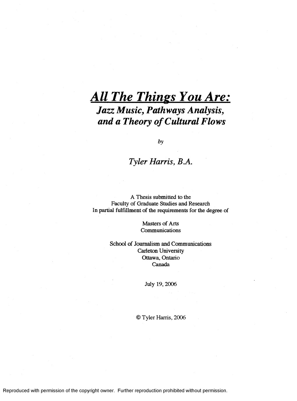 All the Things You Are: Jazz Music, Pathways Analysis, and a Theory of Cultural Flows