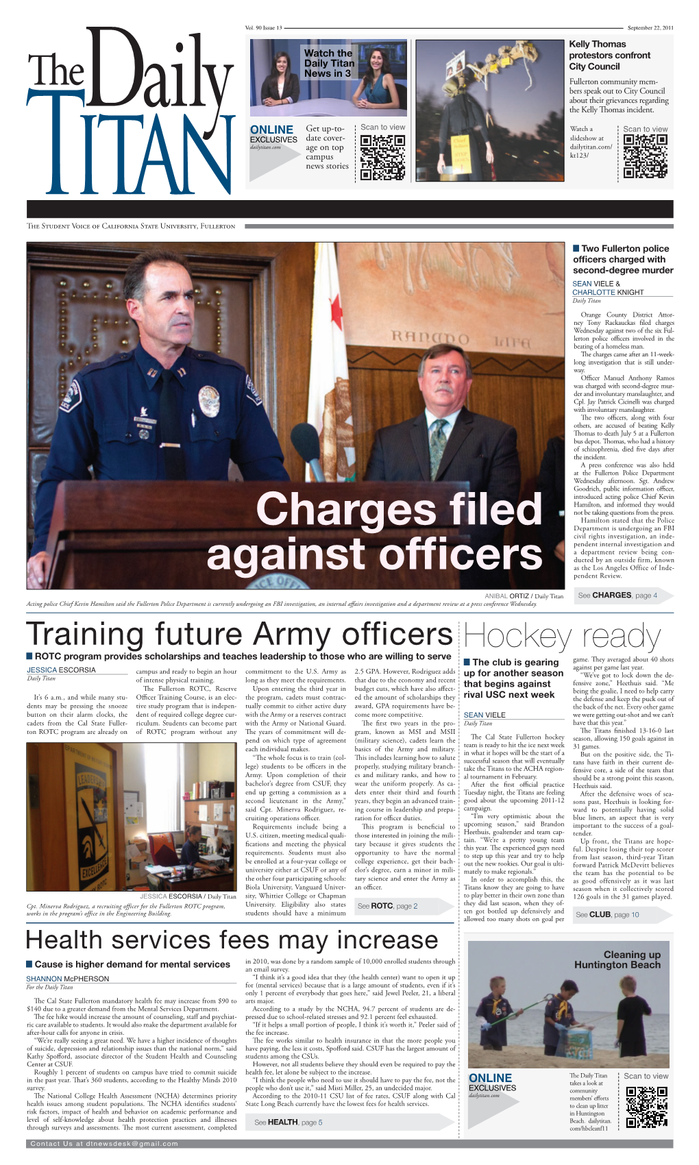 Charges Filed Against Officers