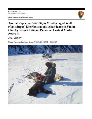 Annual Report on Vital Signs Monitoring of Wolf