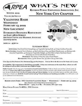 New York City Chapter Valentine Bash