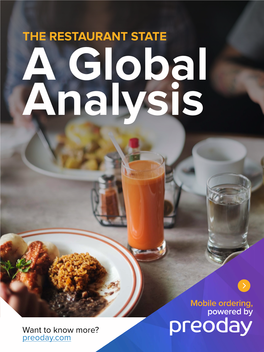 THE RESTAURANT STATE a Global Analysis