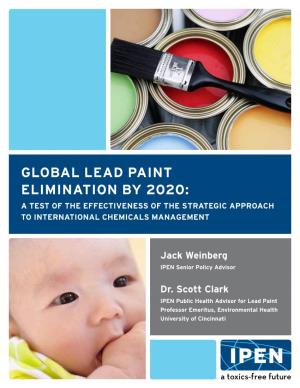 Global Lead Paint Elimination by 2020: a Test of the Effectiveness of the Strategic Approach to International Chemicals Management
