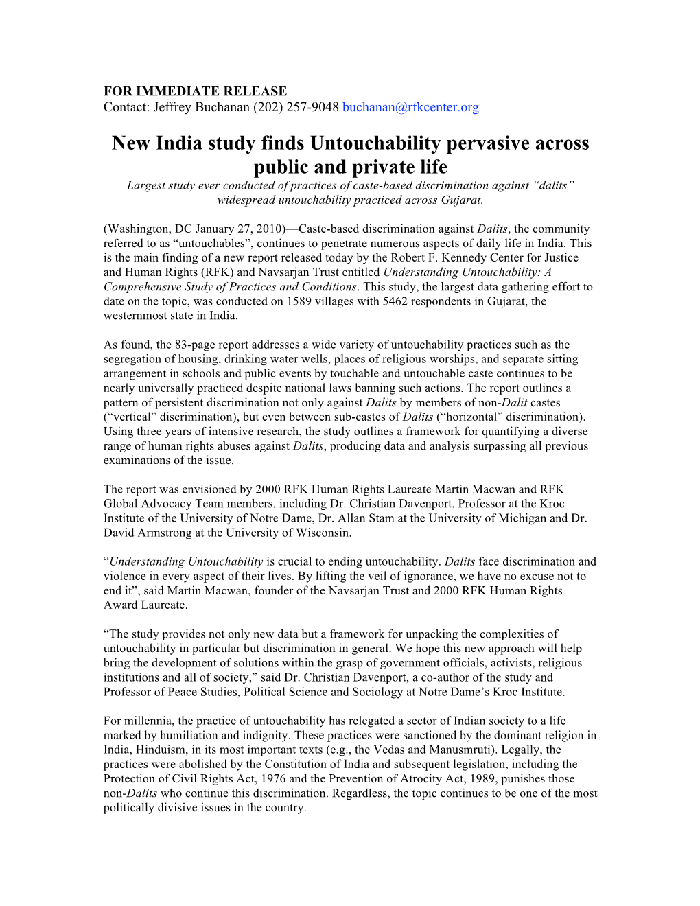 New India Study Finds Untouchability Pervasive Across Public and Private