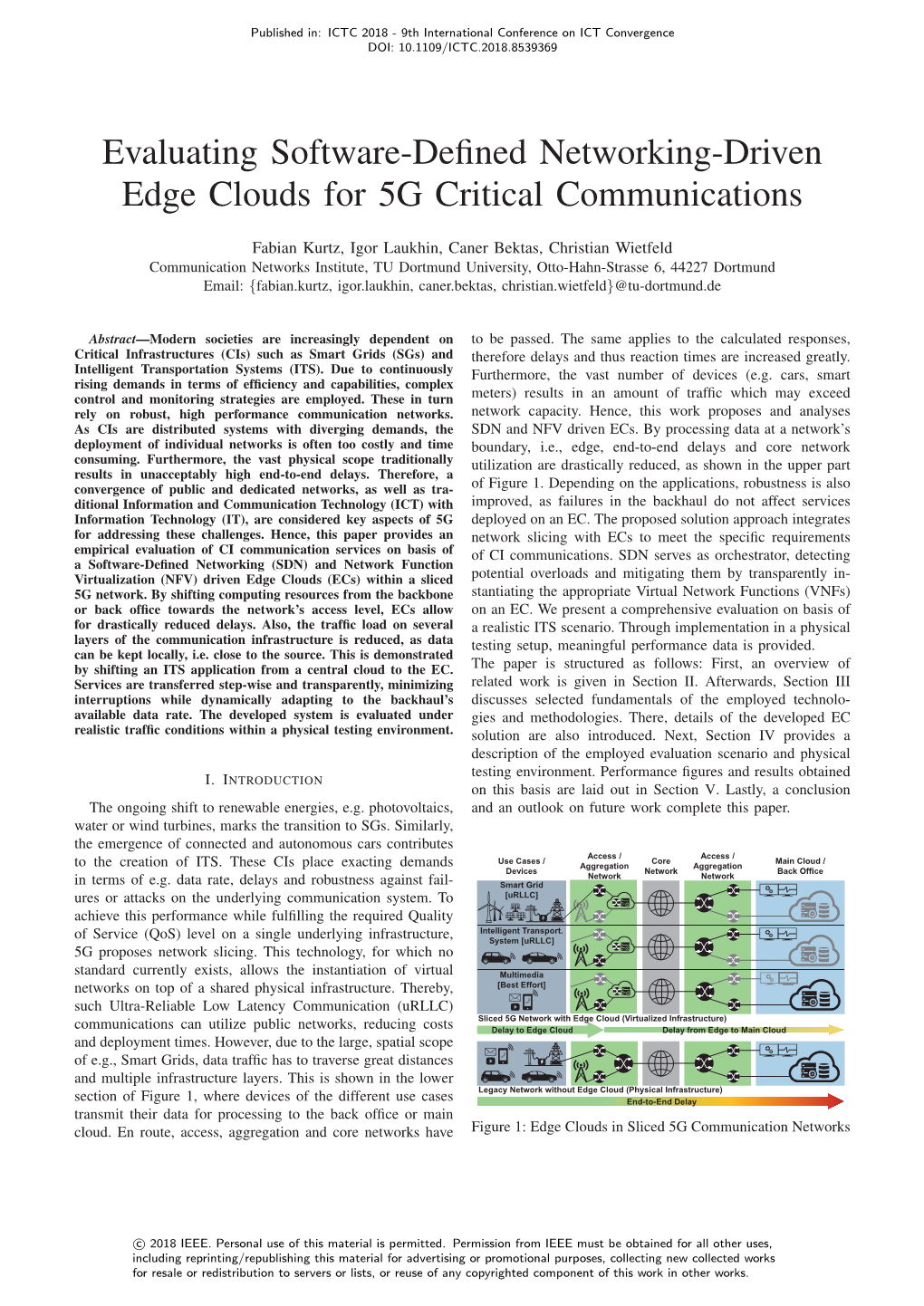 Evaluating Software-Defined Networking-Driven Edge Clouds For