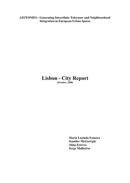 Ethnic Geography of the City 15-20 Pages