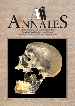 Annales, Series Historia Et Sociologia 29, 2019, 2