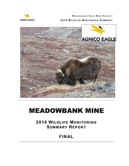 Meadowbank Gold Project