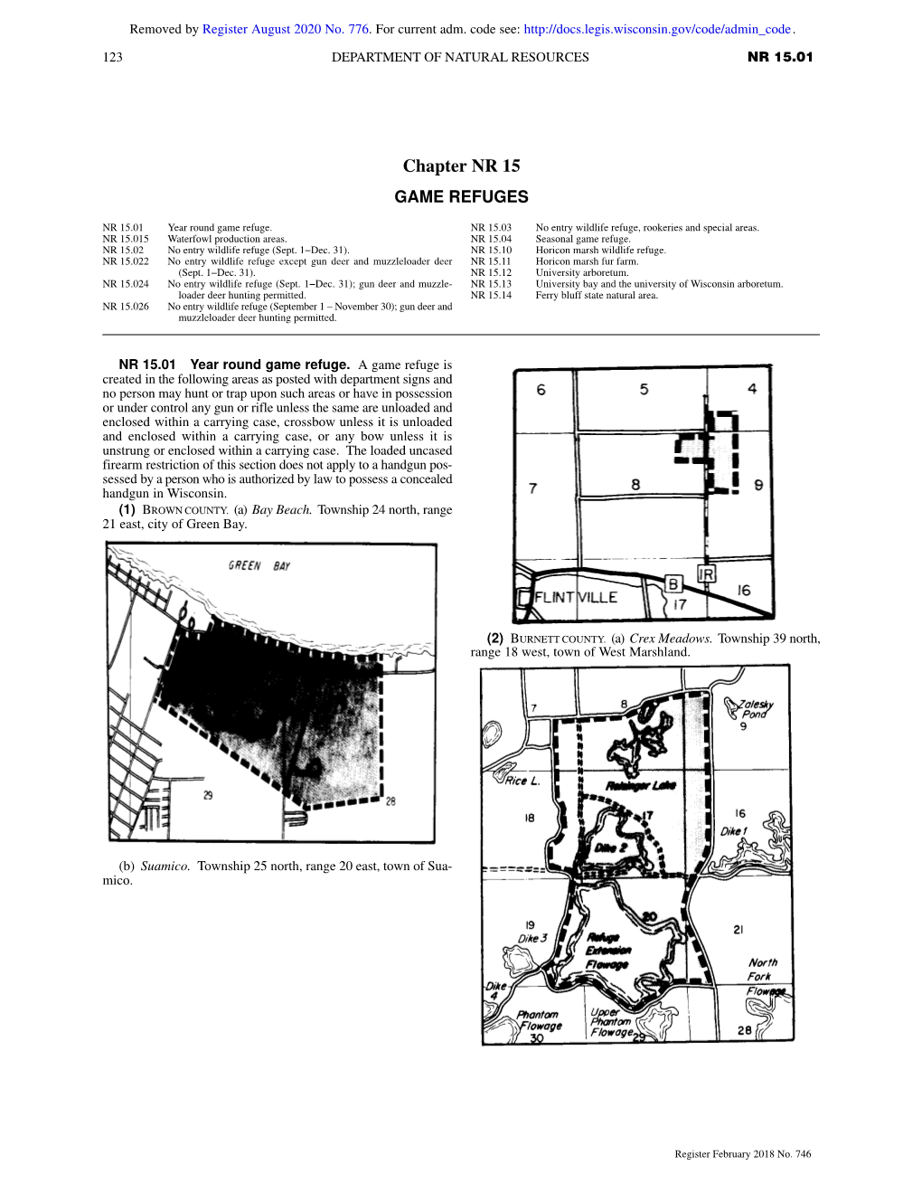 Removed Chapter NR 15