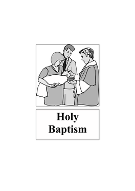 Holy Baptism