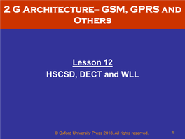 High-Speed Circuit Switched Data