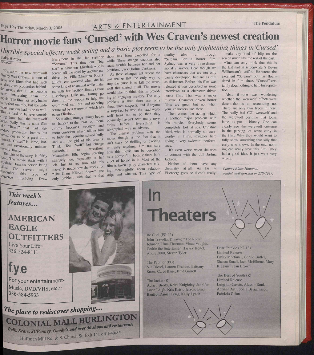 Horror Movie Fans 'Cursed' with Wes Craven's Newest Creation Fye T