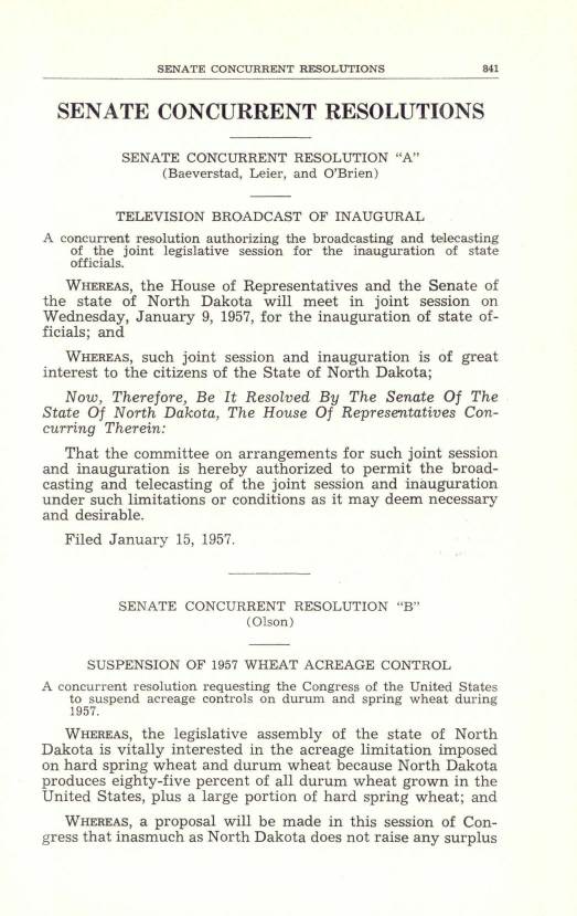 Senate Concurrent Resolutions 841