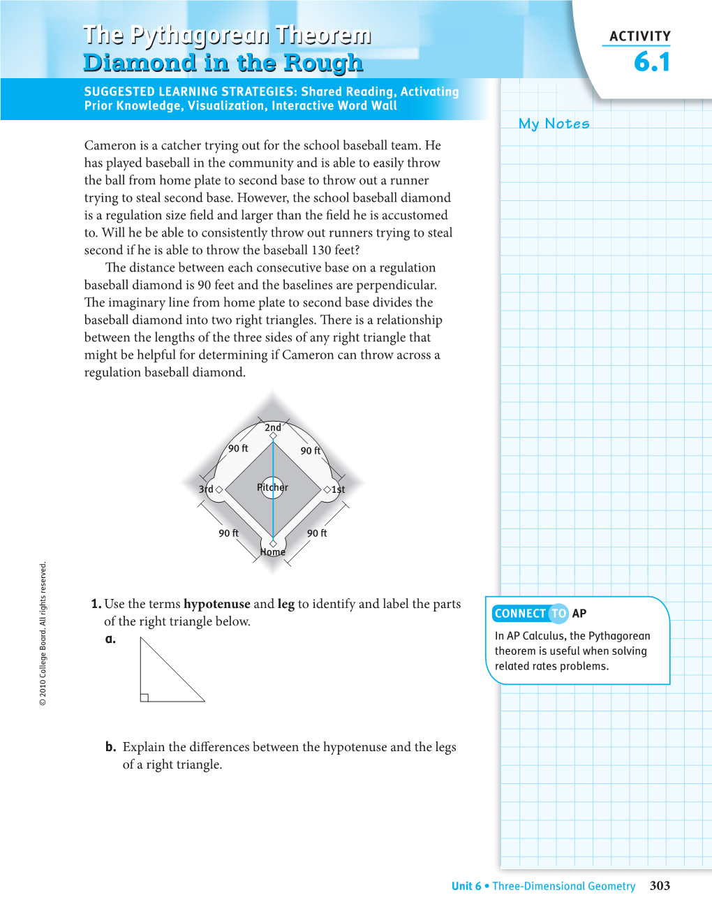 Diamond in the Rough the Pythagorean Theorem