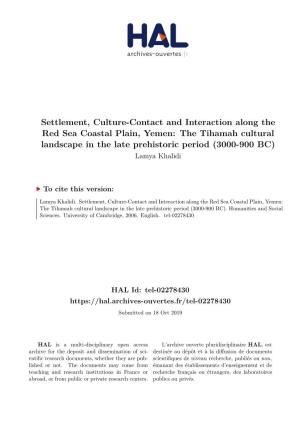 Settlement, Culture-Contact and Interaction Along the Red