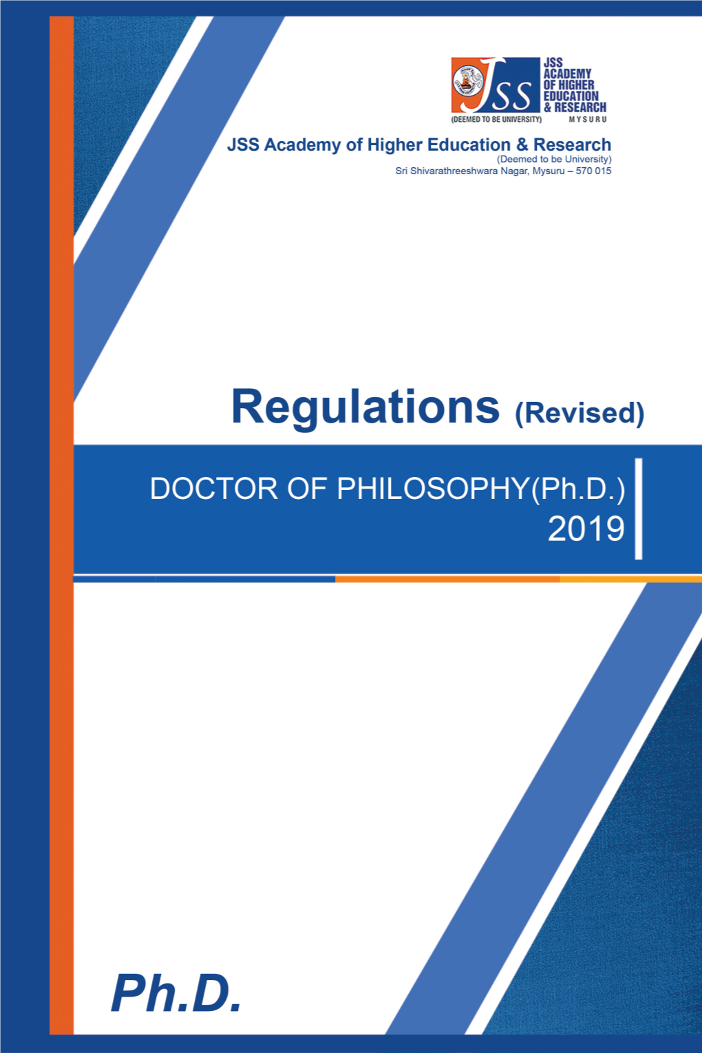 Regulations Ph.D Research Program