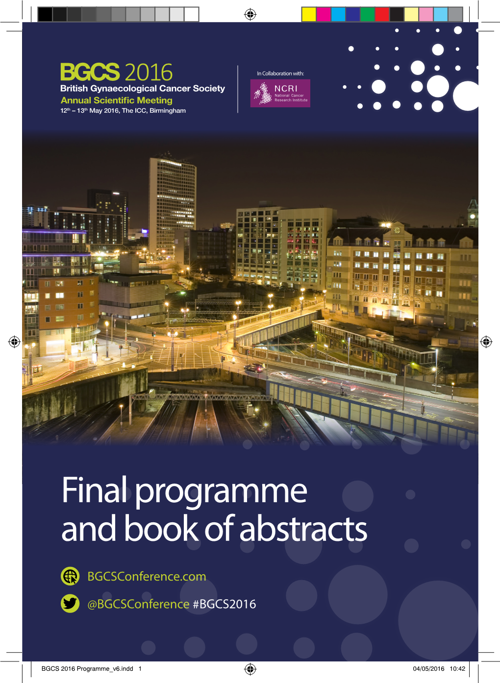 Final Programme and Book of Abstracts