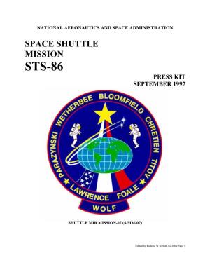 Sts-86 Press Kit September 1997