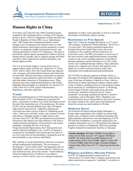 Human Rights in China