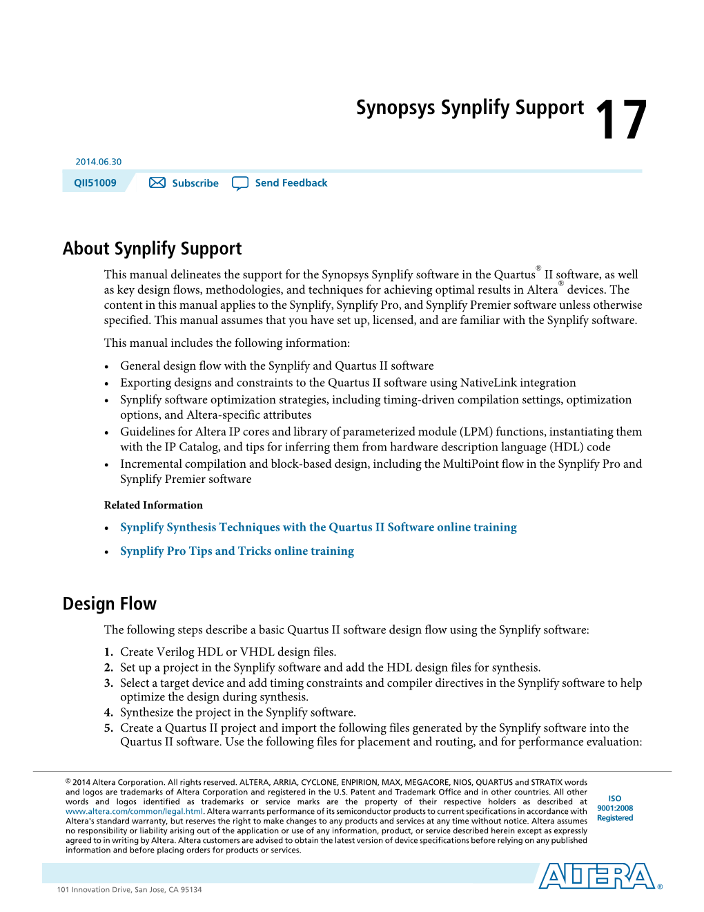Synopsys Synplify Support 17 2014.06.30