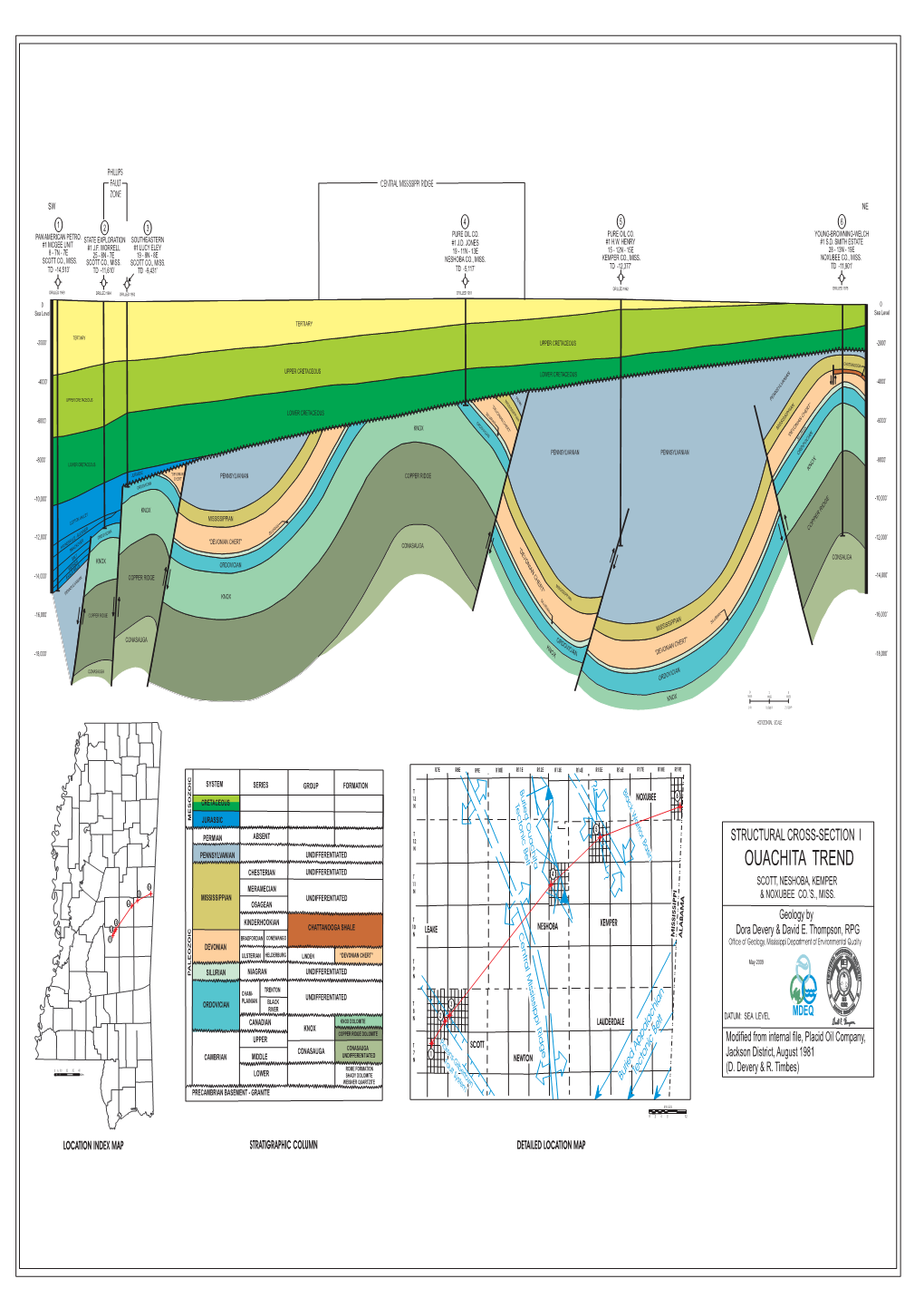 Ouachita Trend Chesterian Undifferentiated T 4 ? 11 6 Scott, Neshoba, Kemper Meramecian N 5 Mississippian Undifferentiated & Noxubee Co.’S., Miss