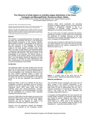 The Influence of Shale Diapirs on Turbidite Stages Distribution in the Cexis, Cantagalo and Massapêfields, Recôncavo Basin, Bahia