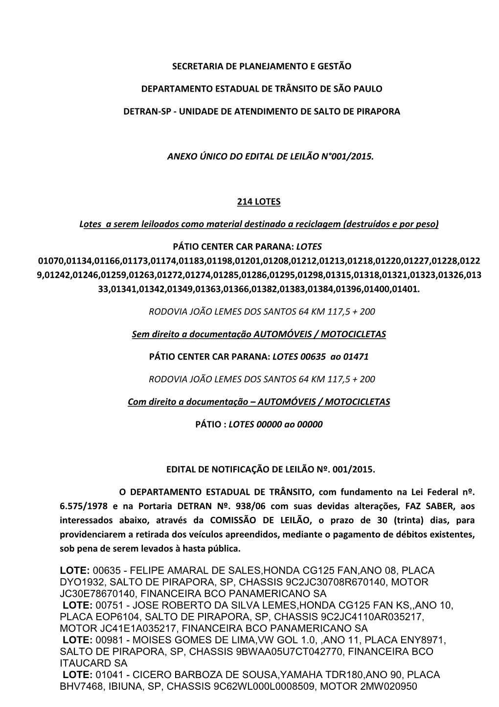 Unidade De Atendimento De Salto De Pirapora